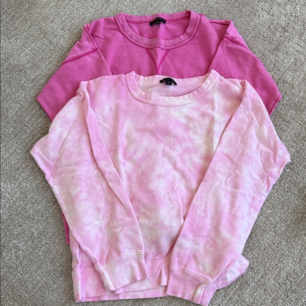 ‼️2-pack‼️ J Crew Long-sleeve French terry pullovers size M